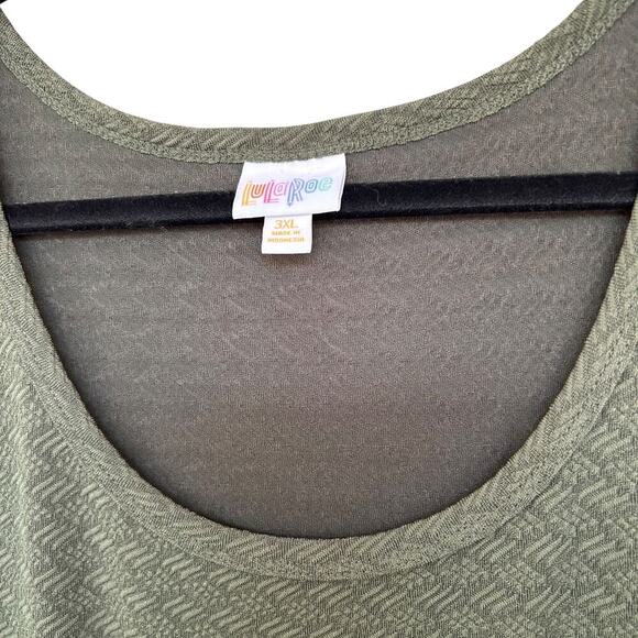 NWT Lularoe Women's Green Nicole Dress Size 3X Plus - Picture 4 of 5